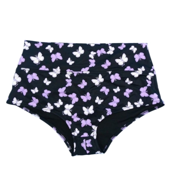 VS PINK HIGH WAISTED BUTTERFLY SWIM SHORTS•M•NWOT - Picture 7 of 7